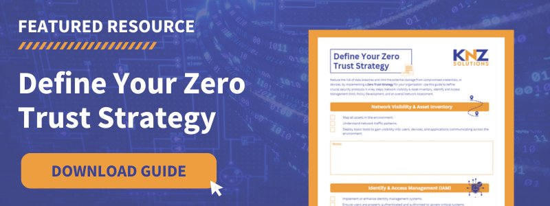 Define Your Zero Trust Strategy Guide Promotional Image